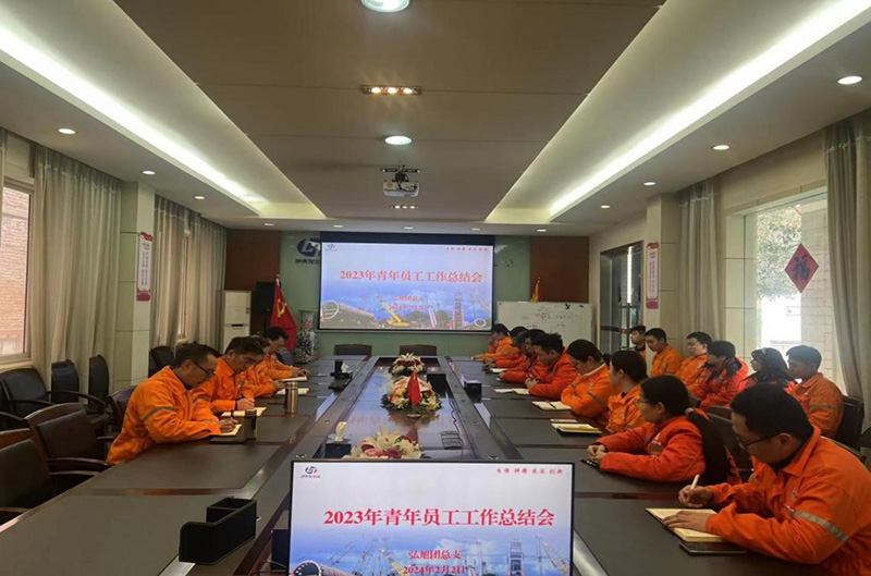 泸天杏悦2官网旭公司召开2023年度青年员工工作总结会(图1)